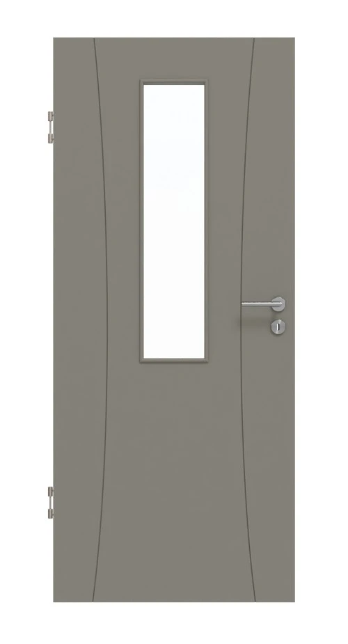 HÖRMANN Innentür Groove 20 Staubgrau RAL 7037 Lack DesignLine Mit Lichtausschnitt LA 4 Mittig 1 HÖRMANN Innentür Groove 20 Staubgrau RAL 7037 Lack DesignLine Mit Lichtausschnitt LA 4 Mittig