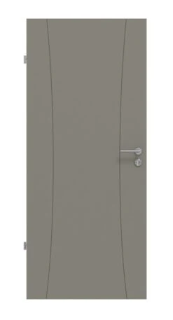 HÖRMANN Innentür Groove 20 Staubgrau RAL 7037 Lack DesignLine