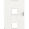 HÖRMANN Innentür Groove 23 Weißlack DesignLine Mit Lichtausschnitt LA 10