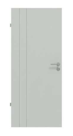 HÖRMANN Innentür Groove 39 Grau RAL 7035 Lack DesignLine