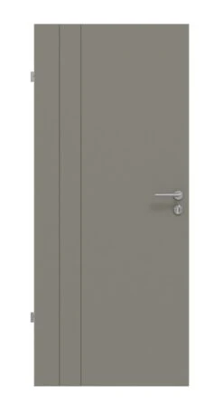 HÖRMANN Innentür Groove 39 Staubgrau RAL 7037 Lack DesignLine