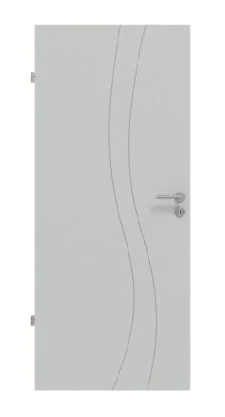 HÖRMANN Innentür Groove 51 Grau RAL 7035 Lack DesignLine