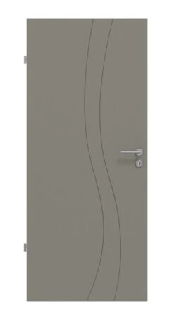 HÖRMANN Innentür Groove 51 Staubgrau RAL 7037 Lack DesignLine