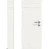 HÖRMANN Innentür Groove 78 Weißlack DesignLine Mit Lichtausschnitt LA 24 Bandseitig