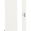 HÖRMANN Innentür Groove 78 Weißlack DesignLine Mit Lichtausschnitt LA 24 Schlossseitig