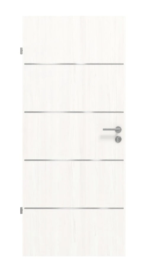 HÖRMANN Innentür Gebürstetes Weiß Duradecor DesignLine Steel-Plain 1 HÖRMANN Innentür Gebürstetes Weiß Duradecor DesignLine Steel-Plain