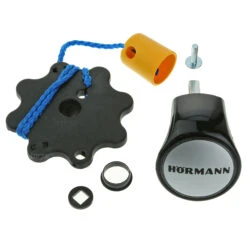 Hörmann Torgriffgarnitur, Kunststoff Schwarz, Für Schwingtore -Türen Verkauf 1024001 hoermann torgriffgarnitur kunststoff schwarz fuer schwingtore version 2