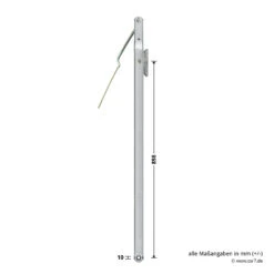 Hörmann Ersatz-Hebelarm Inkl. Adapterplatte, BRH 2000 Mm -Türen Verkauf 1049502 hoermann ersatz hebelarm inkl adapterplatte brh 2000mm bemassung