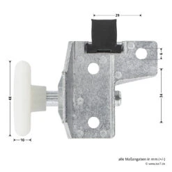 Hörmann Rollenhalter F80, Rechts 13 Hörmann Rollenhalter F80, Rechts -Türen Verkauf 1284004 hoermann rollenhalter f80 rechts bemassung