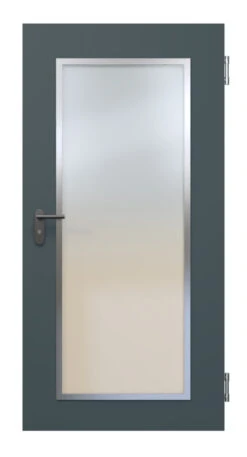 HÖRMANN Innentür-Set ZK Mit Lichtausschnitt Lichtausschnitt LA-B8 Inkl. Eckzarge -Türen Verkauf 155153 ral7016