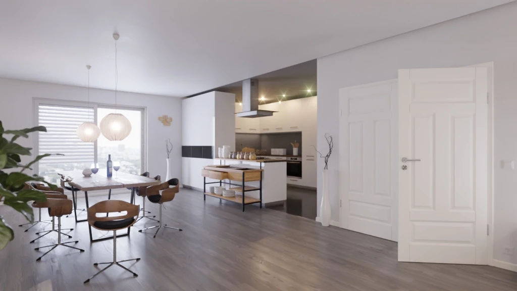 HÖRMANN Doppelflügeltür Carolina 5 Weißlack ClassicLine Mit Zarge 2 HÖRMANN Doppelflügeltür Carolina 5 Weißlack ClassicLine Mit Zarge - Image 2