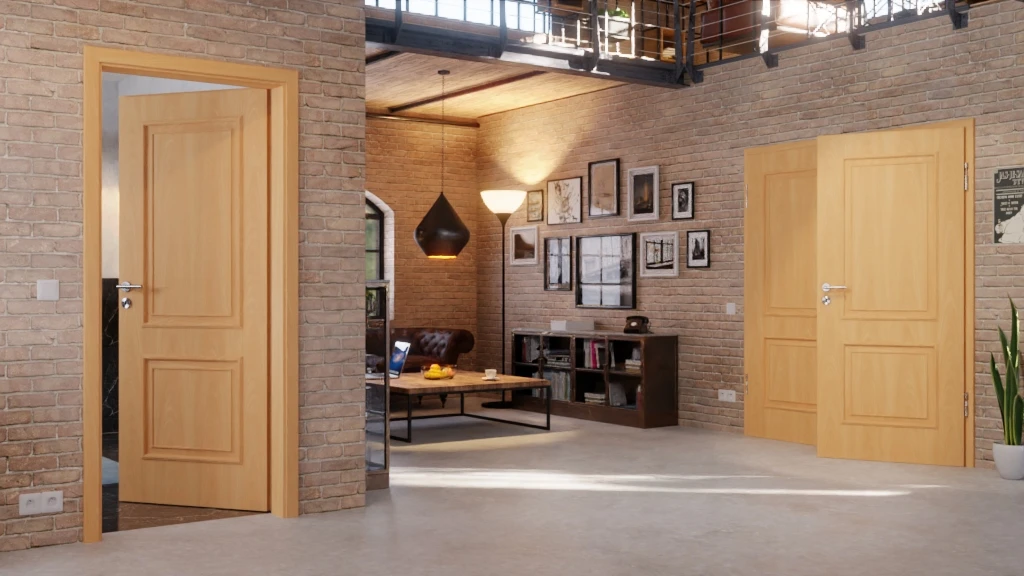 HÖRMANN Doppelflügeltür Georgia 2 Französische Buche Duradecor ClassicLine Mit Zarge 2 HÖRMANN Doppelflügeltür Georgia 2 Französische Buche Duradecor ClassicLine Mit Zarge - Image 2