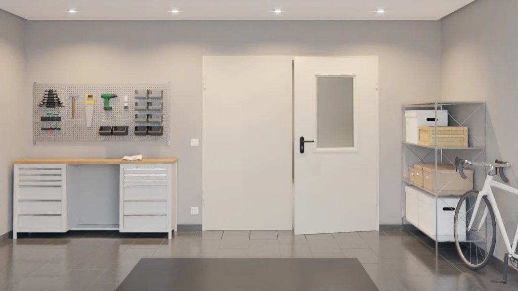 HÖRMANN Innentür-Set Stahl Mehrzwecktür D65-2 OD Mit Lichtausschnitt LA-B2 Im Gehflügel Inkl. Zarge DryFix 2 HÖRMANN Innentür-Set Stahl Mehrzwecktür D65-2 OD Mit Lichtausschnitt LA-B2 Im Gehflügel Inkl. Zarge DryFix - Image 2