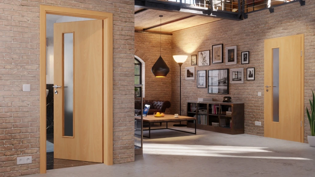 HÖRMANN Innentür Französische Buche Duradecor ProLine Mit Lichtausschnitt LA 24 Schlossseitig 2 HÖRMANN Innentür Französische Buche Duradecor ProLine Mit Lichtausschnitt LA 24 Schlossseitig - Image 2