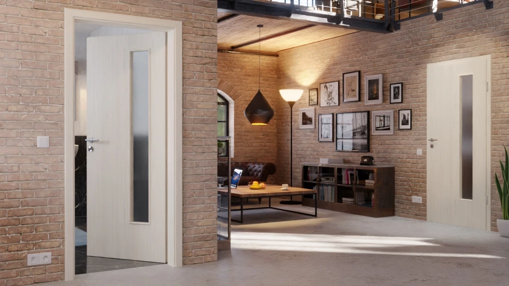 HÖRMANN Innentür Gebürstete Pinie Duradecor ProLine Mit Lichtausschnitt LA 24 Bandseitig 2 HÖRMANN Innentür Gebürstete Pinie Duradecor ProLine Mit Lichtausschnitt LA 24 Bandseitig - Image 2