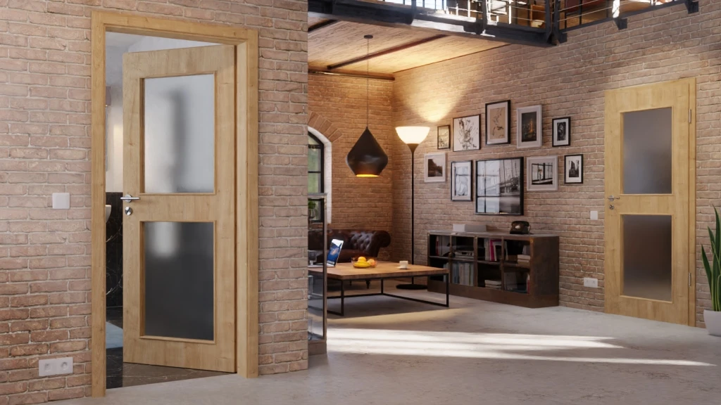 HÖRMANN Innentür Wildeiche Duradecor ProLine Mit Lichtausschnitt LA 12 2 HÖRMANN Innentür Wildeiche Duradecor ProLine Mit Lichtausschnitt LA 12 - Image 2