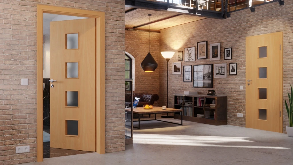 HÖRMANN Innentür Französische Buche Duradecor ProLine Mit Lichtausschnitt LA 14 2 HÖRMANN Innentür Französische Buche Duradecor ProLine Mit Lichtausschnitt LA 14 - Image 2