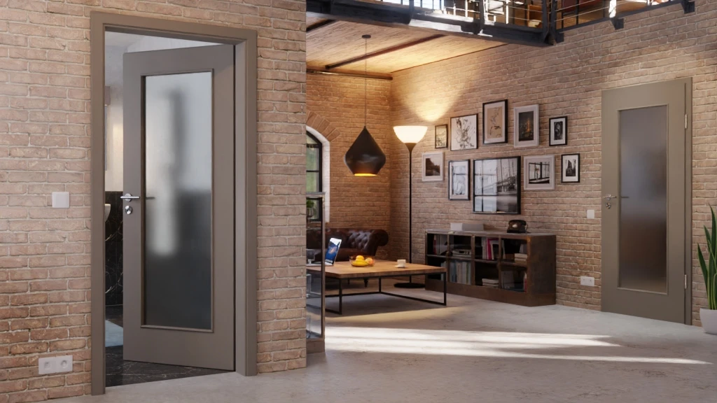 HÖRMANN Innentür Taupe RAL 7048 Lack ProLine Mit Lichtausschnitt LA-8 2 HÖRMANN Innentür Taupe RAL 7048 Lack ProLine Mit Lichtausschnitt LA-8 - Image 2