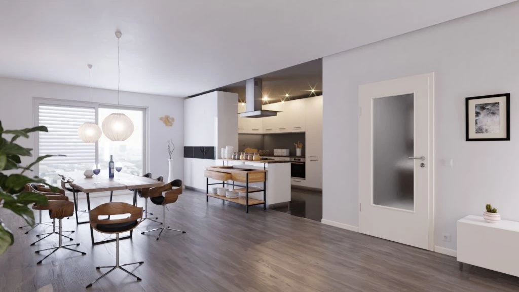 HÖRMANN Innentür Reinweiß RAL 9010 Mattlack ProLine Mit Lichtausschnitt LA-DIN 2 HÖRMANN Innentür Reinweiß RAL 9010 Mattlack ProLine Mit Lichtausschnitt LA-DIN - Image 2