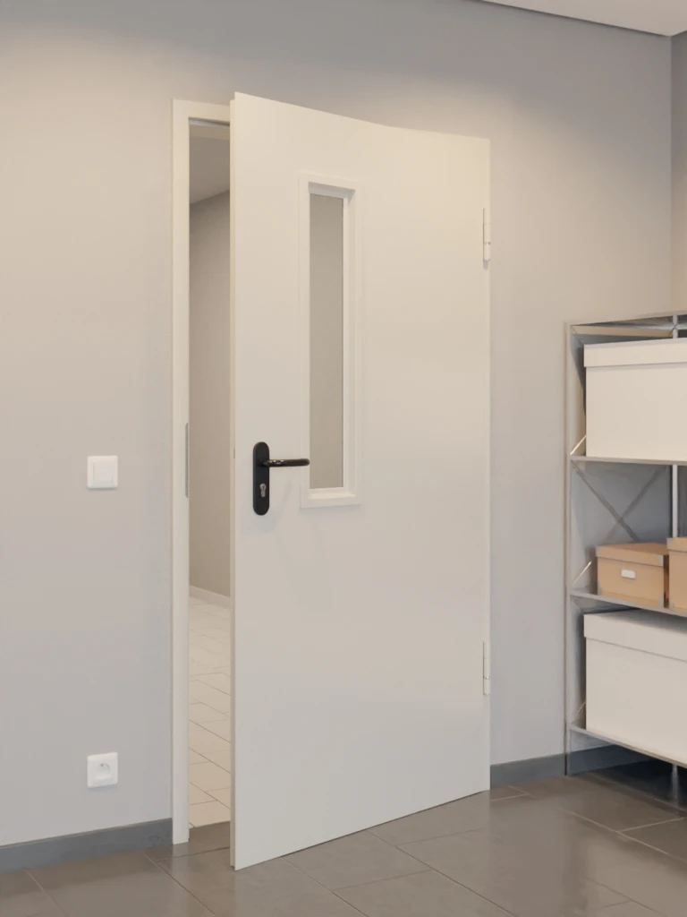 HÖRMANN Innentür-Set Stahl Mehrzwecktür D65-1 OD Mit Lichtausschnitt LA-B1 Inkl. Zarge DryFix 3 HÖRMANN Innentür-Set Stahl Mehrzwecktür D65-1 OD Mit Lichtausschnitt LA-B1 Inkl. Zarge DryFix - Image 3