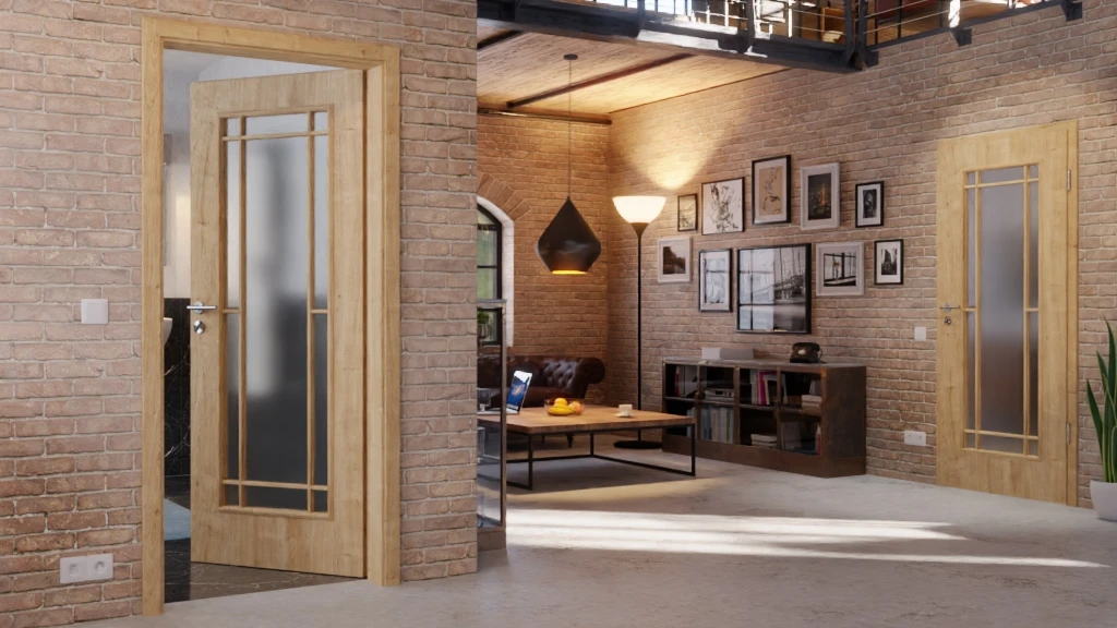 HÖRMANN Innentür Georgia 1 Wildeiche Duradecor ClassicLine Mit Lichtausschnitt LA Lugano 2 HÖRMANN Innentür Georgia 1 Wildeiche Duradecor ClassicLine Mit Lichtausschnitt LA Lugano - Image 2