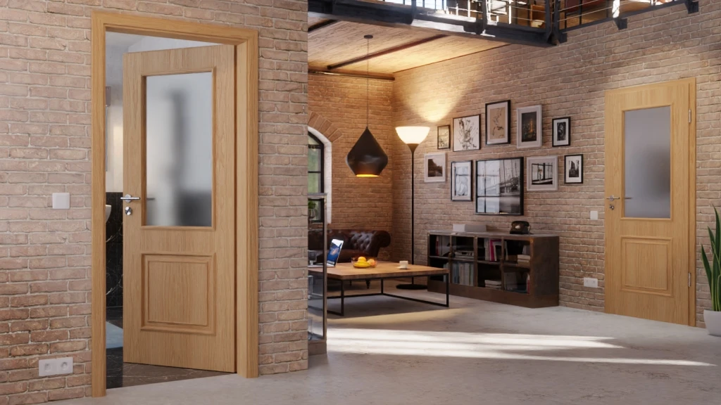 HÖRMANN Innentür Georgia 2 Weißeiche Duradecor ClassicLine Mit Lichtausschnitt LA 2 HÖRMANN Innentür Georgia 2 Weißeiche Duradecor ClassicLine Mit Lichtausschnitt LA - Image 2