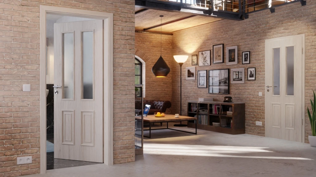 HÖRMANN Innentür Georgia 4 Gebürstete Salzeiche Duradecor ClassicLine Mit Lichtausschnitt LA 2 HÖRMANN Innentür Georgia 4 Gebürstete Salzeiche Duradecor ClassicLine Mit Lichtausschnitt LA - Image 2