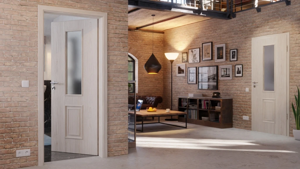 HÖRMANN Innentür Georgia 5 Gebürstete Salzeiche Duradecor ClassicLine Mit Lichtausschnitt LA 2 HÖRMANN Innentür Georgia 5 Gebürstete Salzeiche Duradecor ClassicLine Mit Lichtausschnitt LA - Image 2