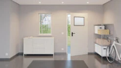 HÖRMANN Komplettset Mehrzwecktür MZ-1 Mit Lichtausschnitt LA-B5 Inkl. Eckzarge -Türen Verkauf 2.1 funktionstueren mz la b5 ral9002 150845 stilwelt front