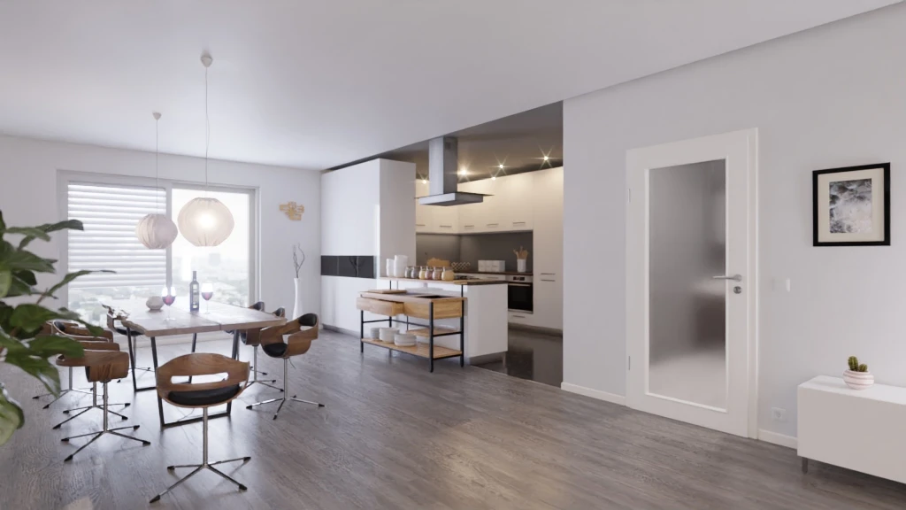 HÖRMANN Innentür Verkehrsweiß RAL 9016 Duradecor ProLine Mit Lichtausschnitt LA 27 2 HÖRMANN Innentür Verkehrsweiß RAL 9016 Duradecor ProLine Mit Lichtausschnitt LA 27 - Image 2