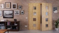 HÖRMANN Doppelflügeltür Wildeiche Duradecor ProLine Mit Lichtausschnitt LA 14 Mit Zarge 9 HÖRMANN Doppelflügeltür Wildeiche Duradecor ProLine Mit Lichtausschnitt LA 14 Mit Zarge -Türen Verkauf 2.2 fluegeltueren baseline la 14 wildeiche 214695 stilwelt front 1