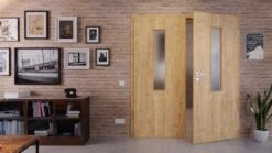 HÖRMANN Doppelflügeltür Wildeiche Duradecor ProLine Mit Lichtausschnitt LA 4 Mittig Mit Zarge 9 HÖRMANN Doppelflügeltür Wildeiche Duradecor ProLine Mit Lichtausschnitt LA 4 Mittig Mit Zarge -Türen Verkauf 2.2 fluegeltueren baseline la 4 m wildeiche 214770 stilwelt front 1