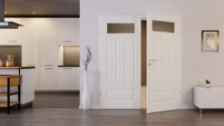 HÖRMANN Doppelflügeltür Carolina 5 Weißlack ClassicLine Mit Lichtausschnitt LA 1 Mit Zarge -Türen Verkauf 2.2 fluegeltueren carolina 05 la 1 ral9016 192461 stilwelt front