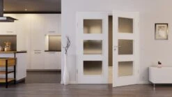 HÖRMANN Doppelflügeltür Schiefer Weiß Proline Concepto Mit Lichtausschnitt LA 11 Mit Zarge -Türen Verkauf 2.2 fluegeltueren concepto la 11 cross schiefer weiss 190198 stilwelt front 1