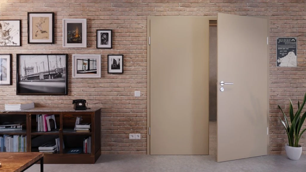 HÖRMANN Doppelflügeltür Ultramatt Taupe Proline Concepto Mit Zarge 2 HÖRMANN Doppelflügeltür Ultramatt Taupe Proline Concepto Mit Zarge - Image 2