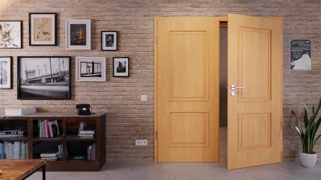 HÖRMANN Doppelflügeltür Georgia 2 Französische Buche Duradecor ClassicLine Mit Zarge 3 HÖRMANN Doppelflügeltür Georgia 2 Französische Buche Duradecor ClassicLine Mit Zarge - Image 3