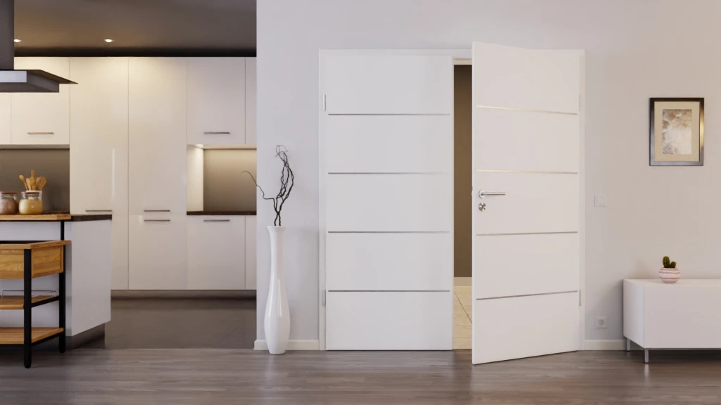 HÖRMANN Doppelflügeltür Ultramatt Weiß DesignLine Concepto Steel-Plain 27 Mit Zarge 3 HÖRMANN Doppelflügeltür Ultramatt Weiß DesignLine Concepto Steel-Plain 27 Mit Zarge - Image 3