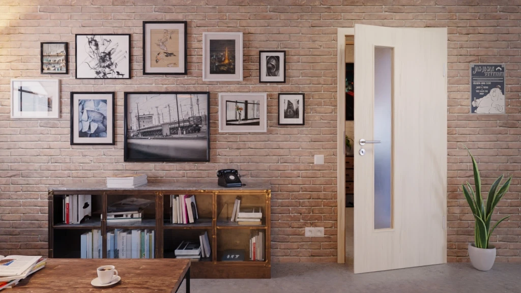 HÖRMANN Innentür Gebürstete Pinie Duradecor ProLine Mit Lichtausschnitt LA 24 Schlossseitig 3 HÖRMANN Innentür Gebürstete Pinie Duradecor ProLine Mit Lichtausschnitt LA 24 Schlossseitig - Image 3