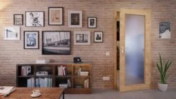 HÖRMANN Innentür Wildeiche Quer Duradecor ProLine Mit Lichtausschnitt LA 27 -Türen Verkauf 2.2 innentueren baseline duradecor struktur la 27 cross wildeiche 169358 stilwelt front