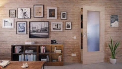 HÖRMANN Innentür Graueiche Quer Duradecor ProLine Mit Lichtausschnitt LA-DIN -Türen Verkauf 2.2 innentueren baseline duradecor struktur la din cross graueiche 169194 stilwelt front