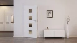 HÖRMANN Innentür Bütte Weiß Duradecor ProLine Mit Lichtausschnitt LA 14 -Türen Verkauf 2.2 innentueren baseline la 14 buette weiss 214629 stilwelt front