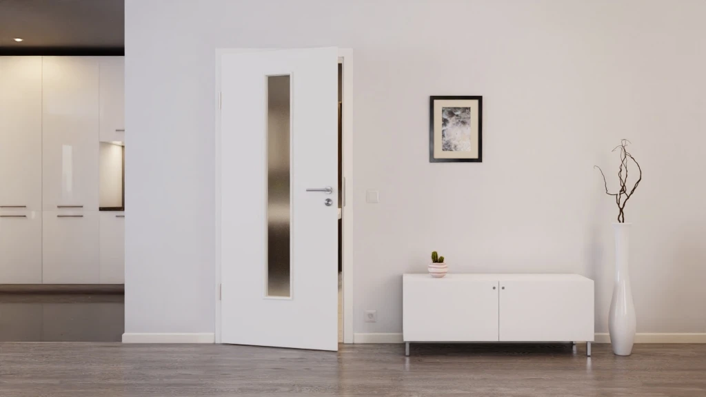 HÖRMANN Innentür Verkehrsweiß RAL 9016 Mattlack ProLine Mit Lichtausschnitt LA 24 Mittig 3 HÖRMANN Innentür Verkehrsweiß RAL 9016 Mattlack ProLine Mit Lichtausschnitt LA 24 Mittig - Image 3