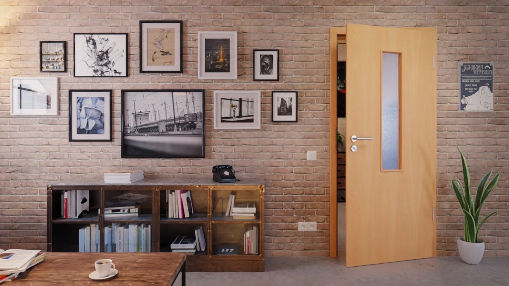 HÖRMANN Innentür Französische Buche Duradecor ProLine Mit Lichtausschnitt LA 4 Mittig 3 HÖRMANN Innentür Französische Buche Duradecor ProLine Mit Lichtausschnitt LA 4 Mittig - Image 3