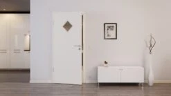 HÖRMANN Innentür Reinweiß RAL 9010 Lack ProLine Mit Lichtausschnitt LA 6 Raute -Türen Verkauf 2.2 innentueren baseline la 6 ral9010 214821 stilwelt front