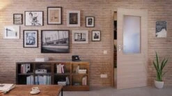 HÖRMANN Innentür Graueiche Quer Duradecor ProLine Mit Lichtausschnitt LA 7 -Türen Verkauf 2.2 innentueren baseline la 7 cross graueiche 214848 stilwelt front