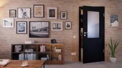 HÖRMANN Innentür Schwarz RAL 9005 Lack ProLine Mit Lichtausschnitt LA-7 -Türen Verkauf 2.2 innentueren baseline la 7 ral9005 221175 stilwelt front