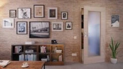 HÖRMANN Innentür Graueiche Quer Duradecor ProLine Mit Lichtausschnitt LA 8 -Türen Verkauf 2.2 innentueren baseline la 8 cross graueiche 214923 stilwelt front