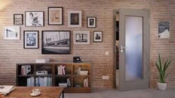 HÖRMANN Innentür Staubgrau RAL 7037 Duradecor ProLine Mit Lichtausschnitt LA 8