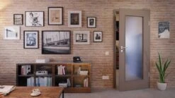 HÖRMANN Innentür Taupe RAL 7048 Mattlack ProLine Mit Lichtausschnitt LA 8 -Türen Verkauf 2.2 innentueren baseline la 8 ral7048 matt 224899 stilwelt front