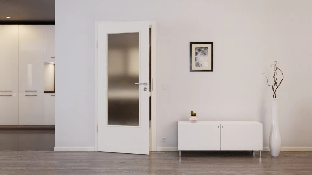 HÖRMANN Innentür Reinweiß RAL 9010 Mattlack ProLine Mit Lichtausschnitt LA-DIN 3 HÖRMANN Innentür Reinweiß RAL 9010 Mattlack ProLine Mit Lichtausschnitt LA-DIN - Image 3